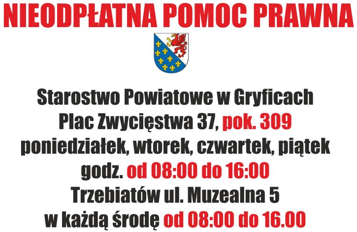 Bezpłatna Pomoc Prawna Gryfice