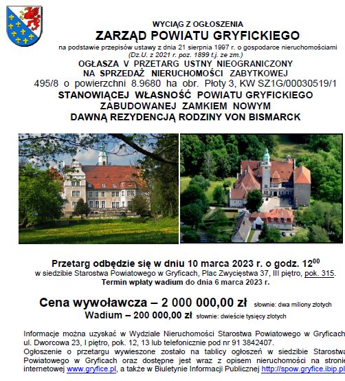 przetarg zamek