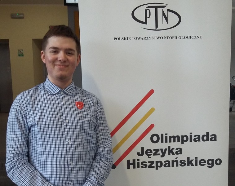 Sukces ucznia z Chrobrego w Olimpiadzie Języka Hiszpańskiego w Poznaniu