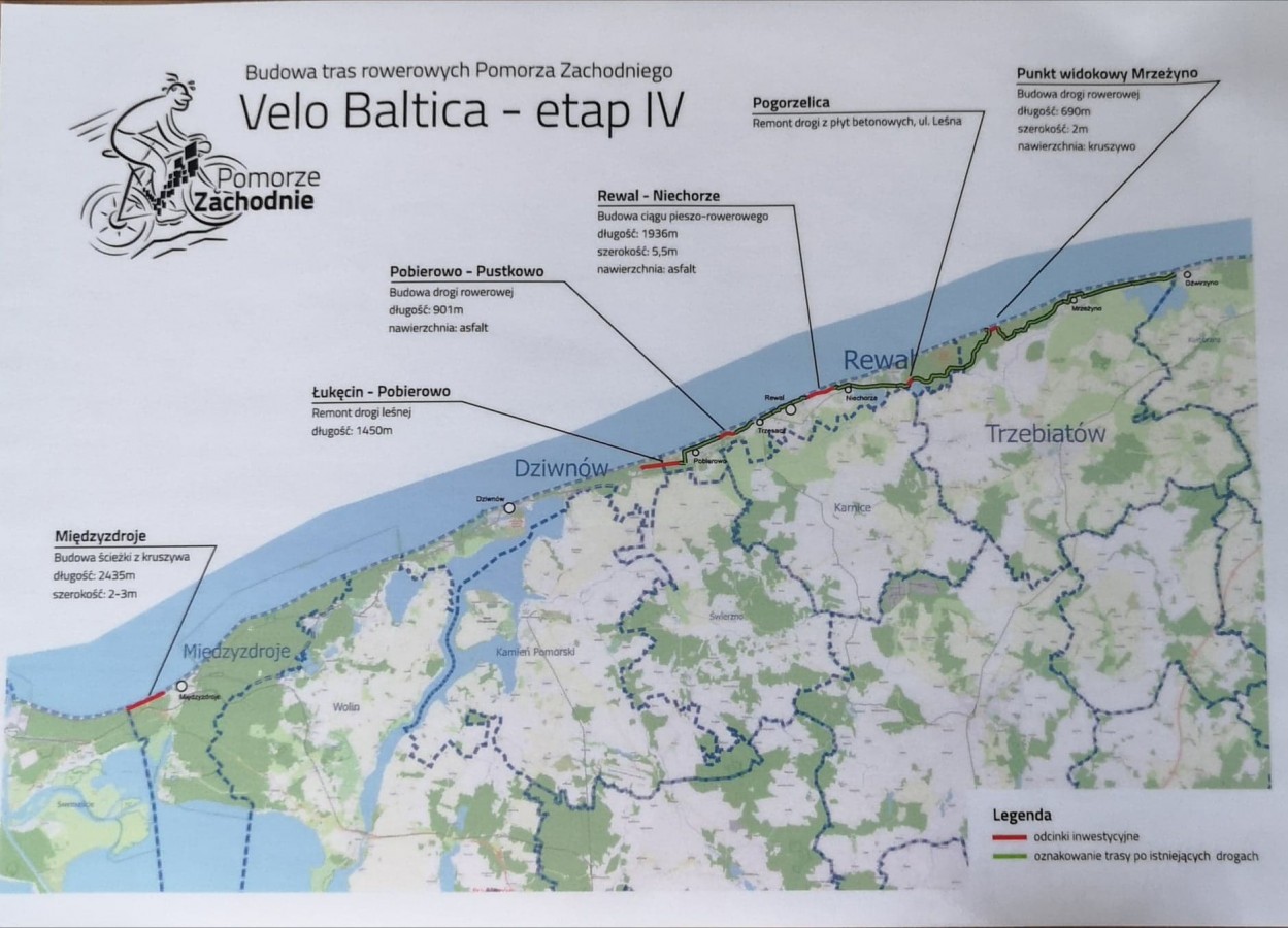 Valeo Baltica etap IV - Budowa sieci tras rowerowych