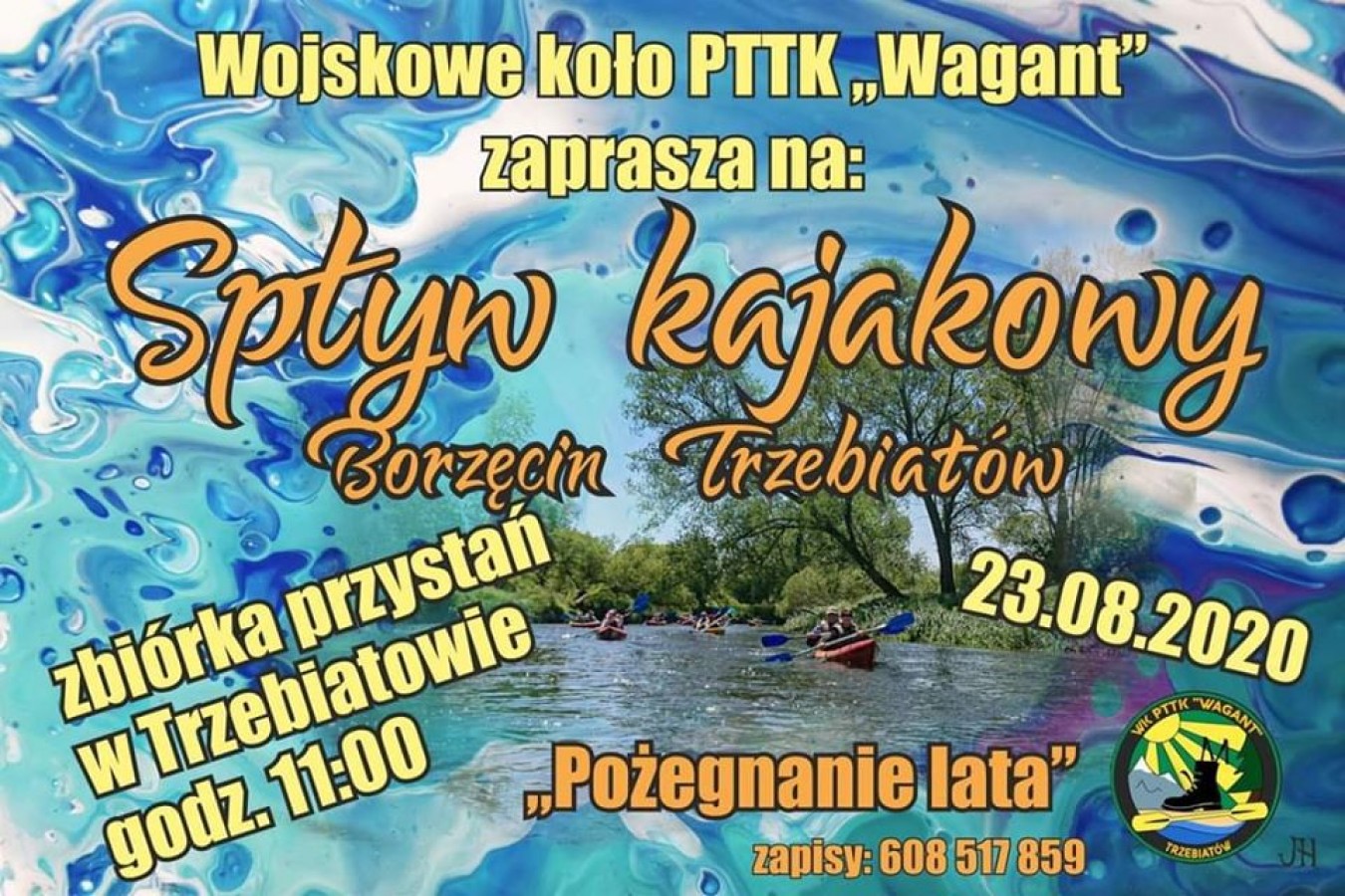 Spływ kajakowy Borzęcin-Trzebiatów