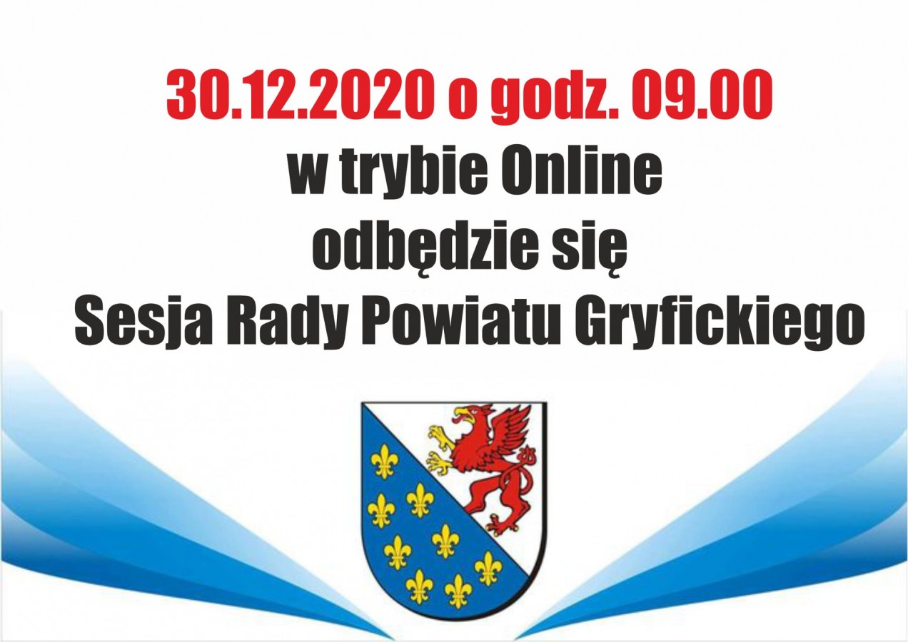 Sesja Rady Powiatu Gryfickieg