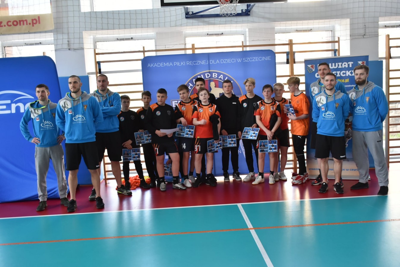 Warsztaty z piłki ręcznej z Sandra Spa Pogoń Szczecin Handball w Gryf Arenie