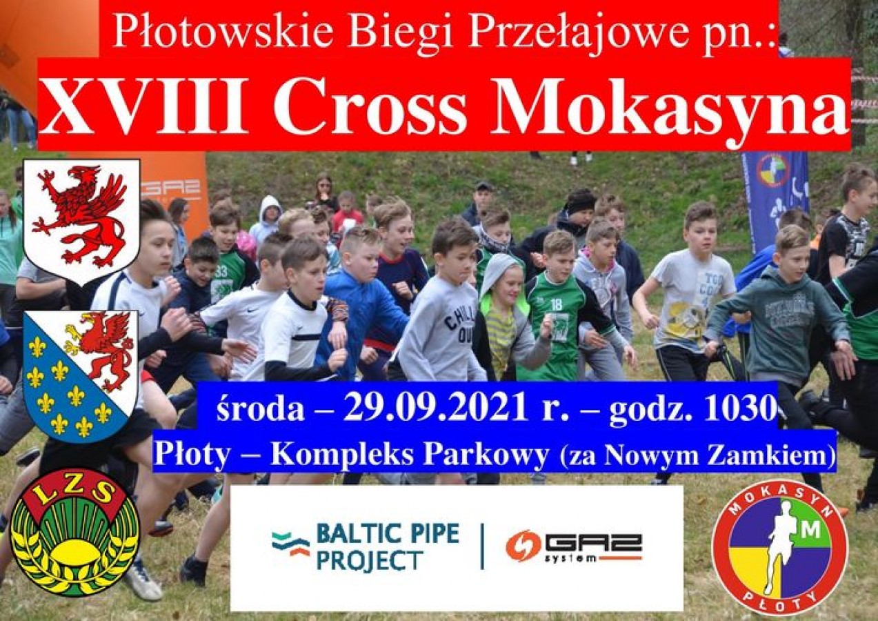 XVIII Cross Mokasyna - Indywidualne Mistrzostwa Powiatu Gryfickiego w biegach przełajowych