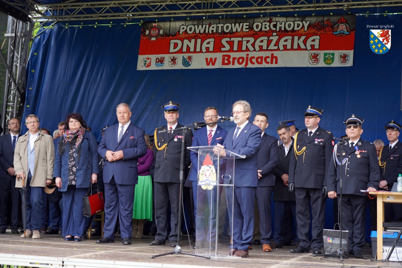 Powiatowe Obchody Dnia Strażaka w Brojcach