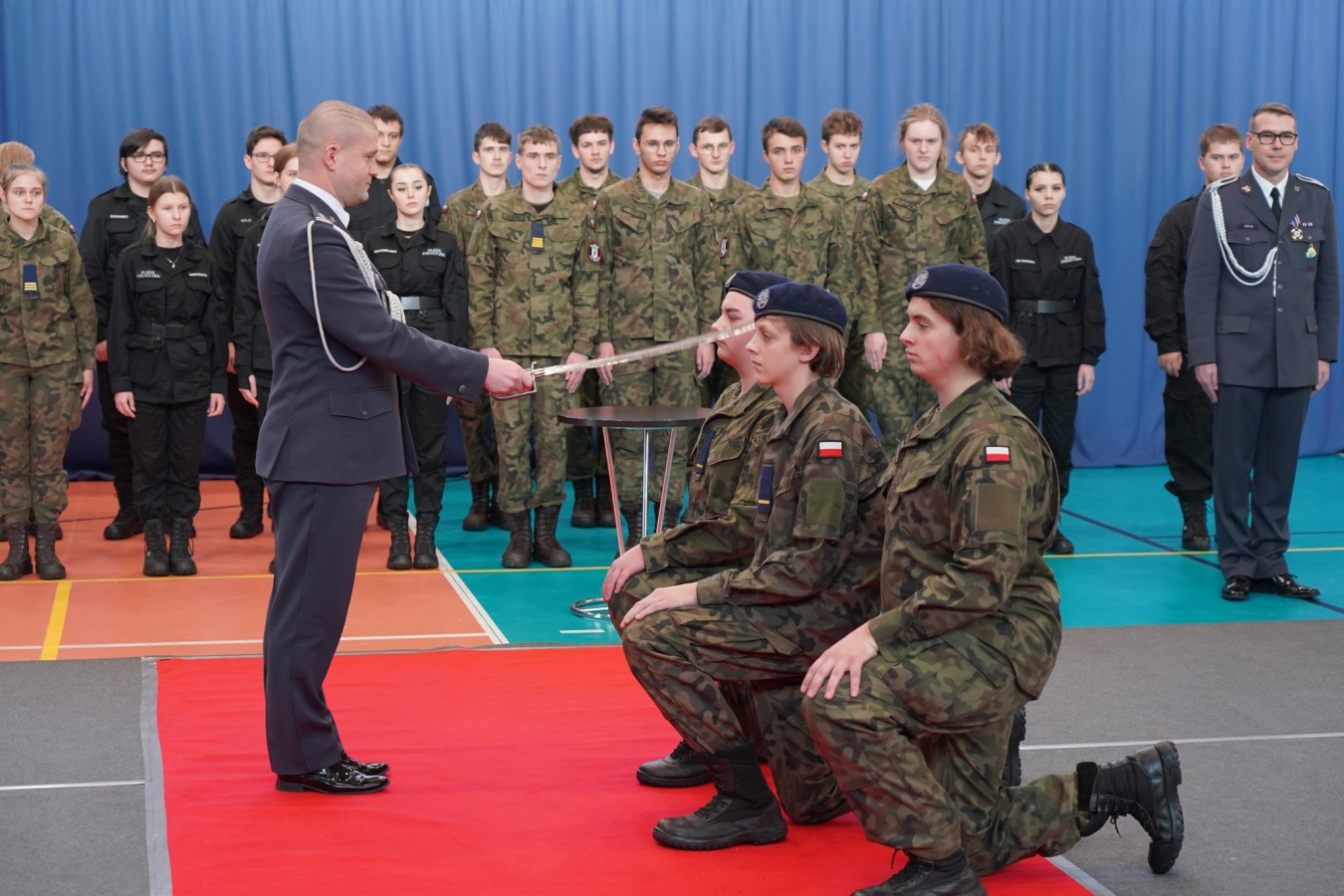 Ślubowanie pierwszego rocznika klas mundurowych Liceum Ogólnokształcącego 