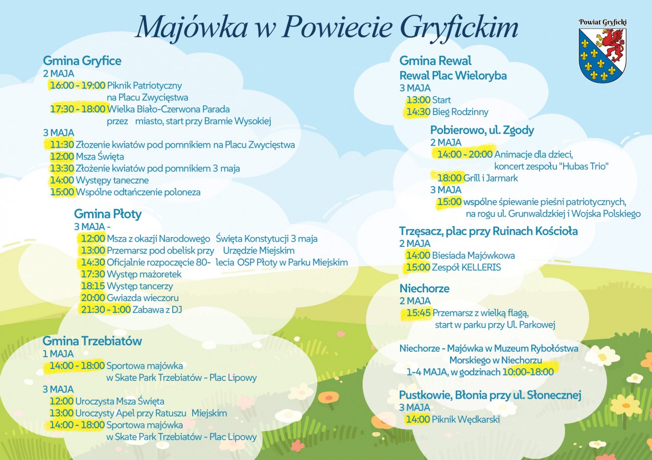 Majówka w Powiecie Gryfickim