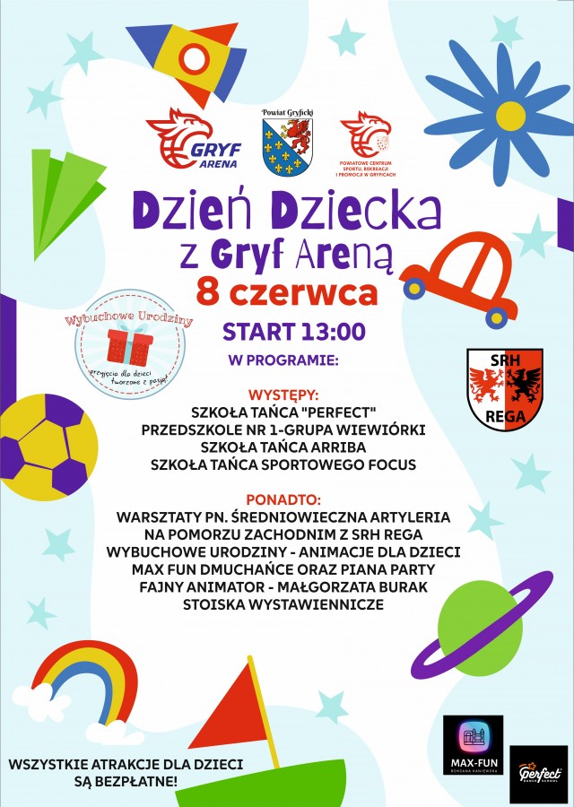 Dzień Dziecka z Gryf Areną – zapraszamy 8 czerwca