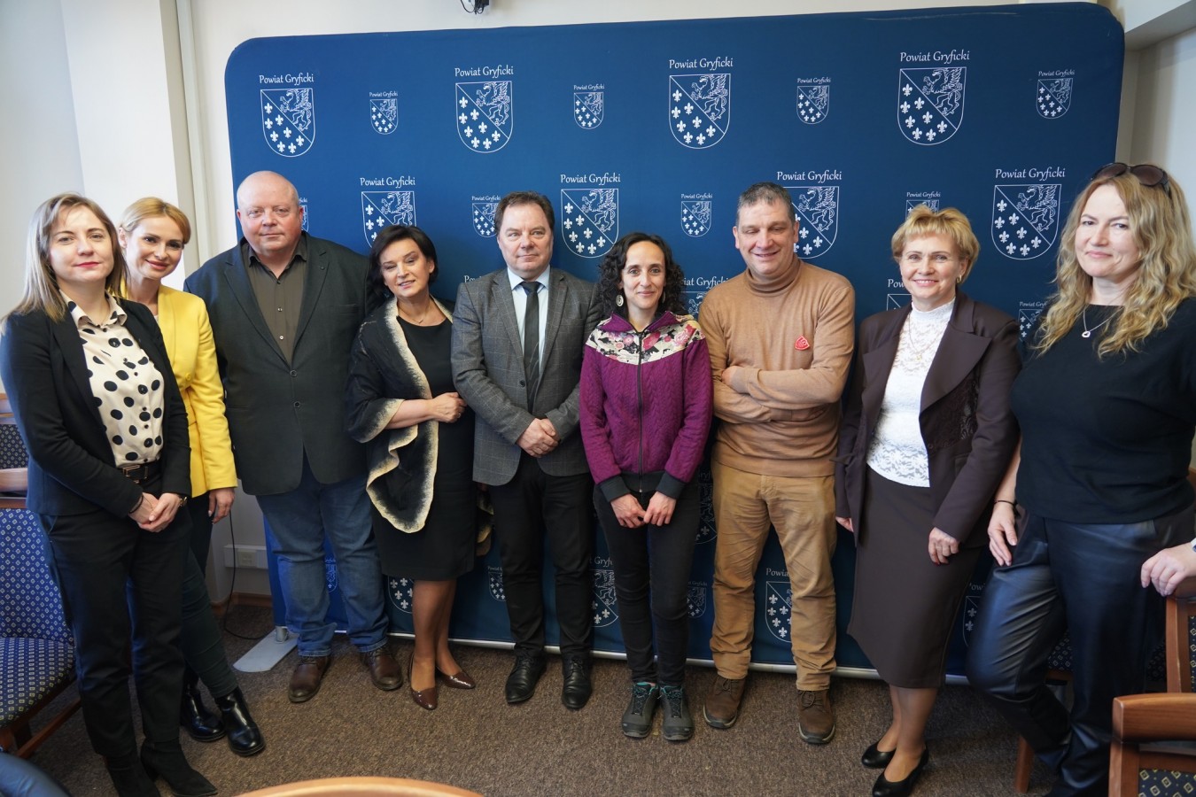 Międzynarodowe spotkanie w Starostwie Powiatowym w Gryficach