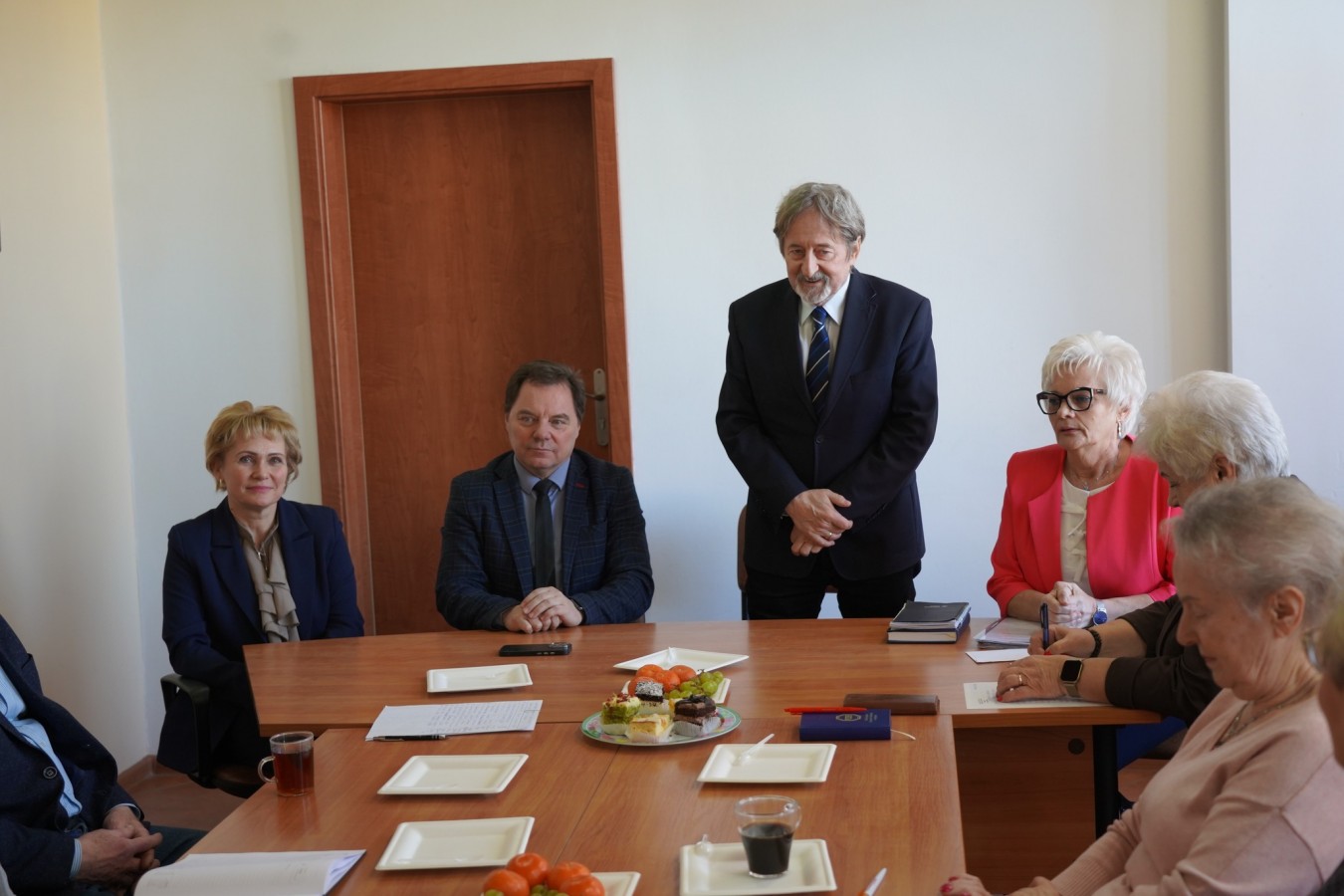 Starosta Gryficki z wizytą u Seniorek z Polski Związek Emerytów Rencistów