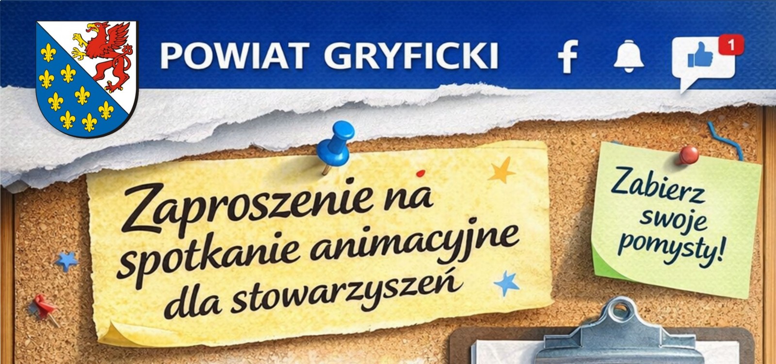 Zaproszenie na spotkanie animacyjne dla stowarzyszeń