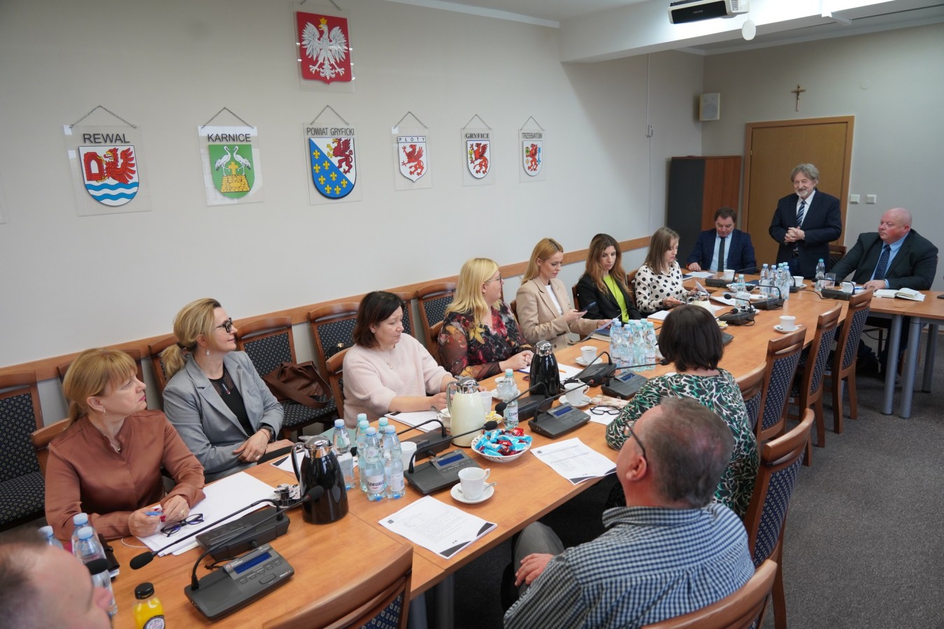 Spotkanie dyrektorów szkół i placówek oświatowych prowadzonych przez Powiat Gryficki