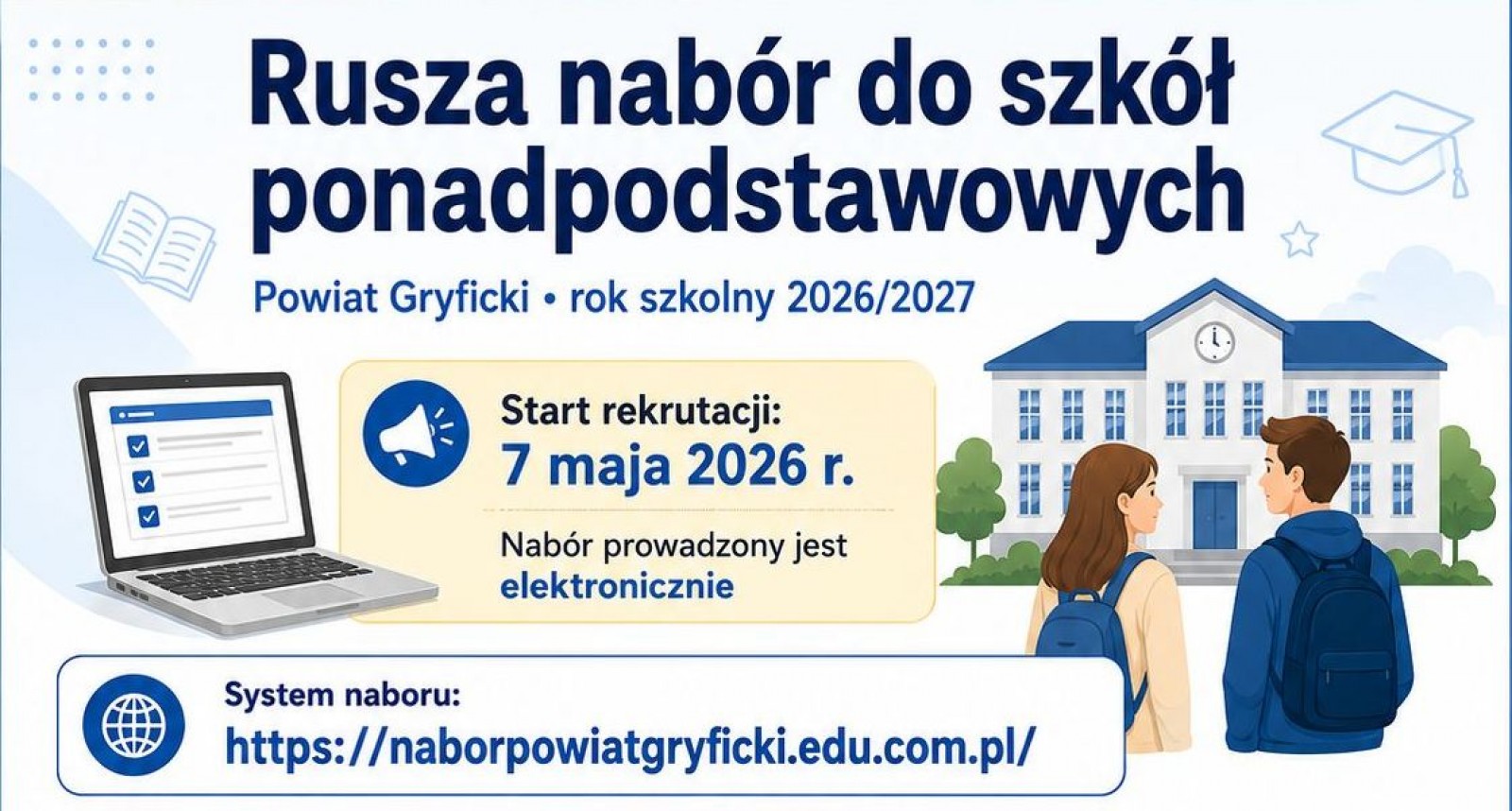Rusza nabór do szkół ponadpodstawowych w Powiecie Gryfickim