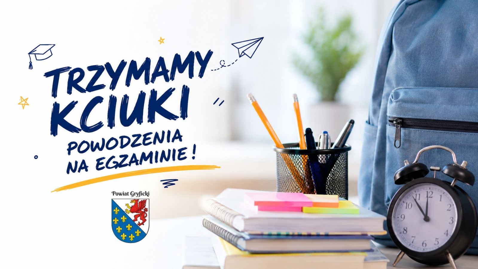 Powodzenia na egzaminie ósmoklasisty