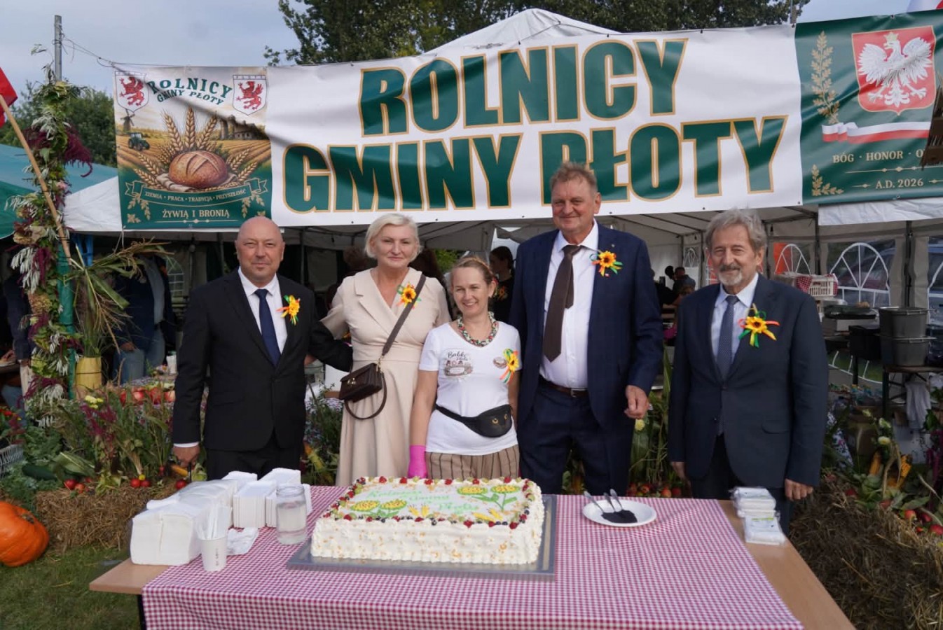Dożynki gminy Płoty w Słudwi